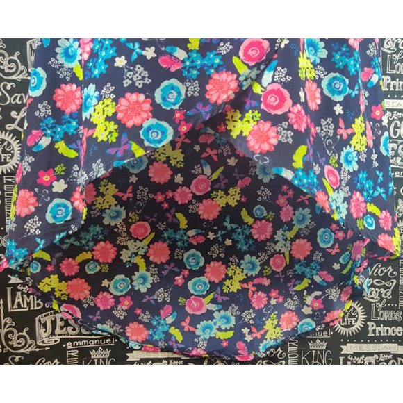 1989 place High Low Floral Dress Sz 8 - Picture 4 of 6